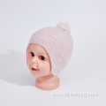 Double layer knitted beanie hat for kids in Winter